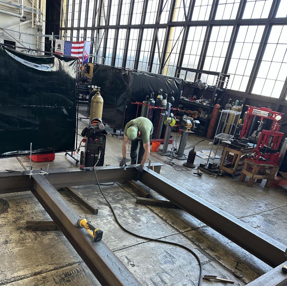 Assembly in the shop. Four days from requirement to rolling hardware.